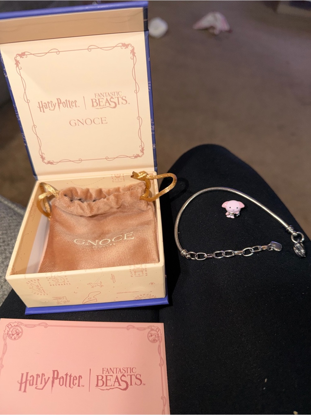 x Harry Potter Fantastic Beasts Pink Charm Bracelet